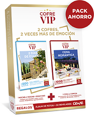 Cofre regalo Cofre Vip: 2 días de evasión + cena romántica