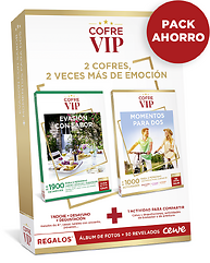 Cofre regalo Cofre Vip: Evasión con sabor + momentos para dos