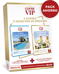 Cofre regalo Cofre Vip: 3 días de evasión + momentos para dos