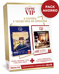Cofre regalo Cofre Vip: Mil & una noches para soñar + bodegas y tapas
