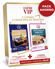 Cofre regalo Cofre Vip: Mil & una noches exquisitas + spa & masaje para dos