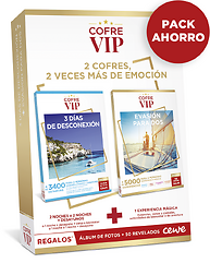 Cofre regalo Cofre Vip: 3 días de desconexión + evasión para dos