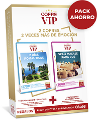 Cofre regalo Cofre Vip: 2 días románticos + spa & masaje para dos