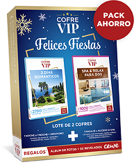 Cofre regalo Cofre Vip: Felices Fiestas: 2 días románticos + spa & relax